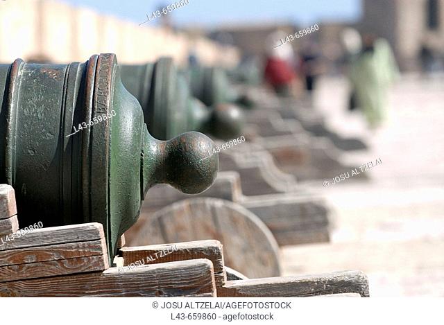 Defensive walls in Essaouira. Morocco