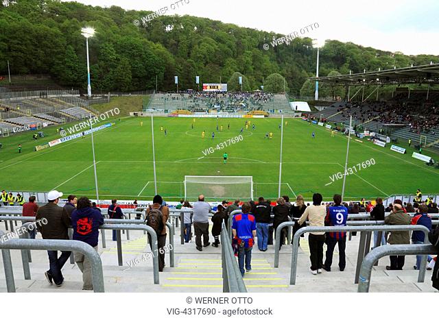 D-Wuppertal, Wupper, Bergisches Land, North Rhine-Westphalia, sports, football, 3rd Liga, 2009/2010, Wuppertaler SV Borussia versus FC Carl Zeiss Jena 1:1