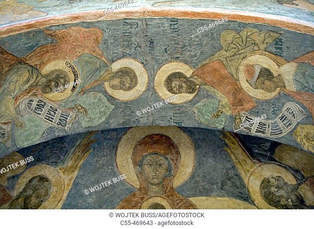 Cathedral of Transfiguration, Spaso-Preobrazhensky (Transfiguration of the Saviour) Monastery, Yaroslavl. Golden Ring, Russia