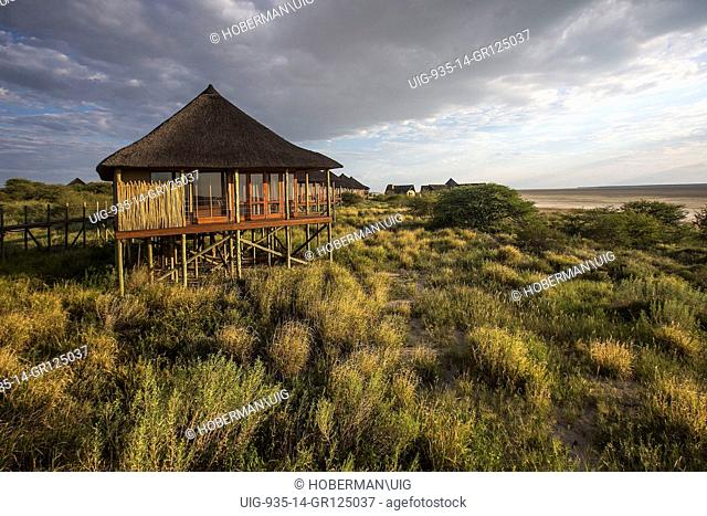 Onkoshi Camp On The Edge Of The Etosha Pan In Namibia