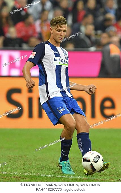 Cadre nomination at DFB team: Nilas STARK appointed to A-national team. Image: Niklas STARK (Hertha BSC), action, single action, single image, cut out