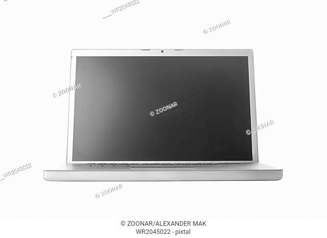 Laptop with gray screen