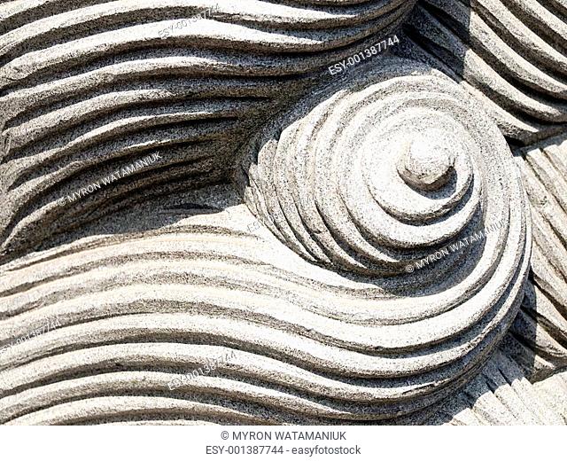 Swirl Carving in Stone