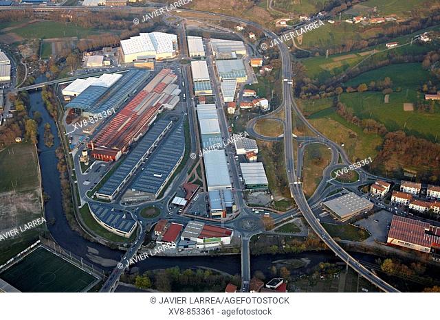 Industrial area, Hernani, Gipuzkoa, Basque Country, Spain