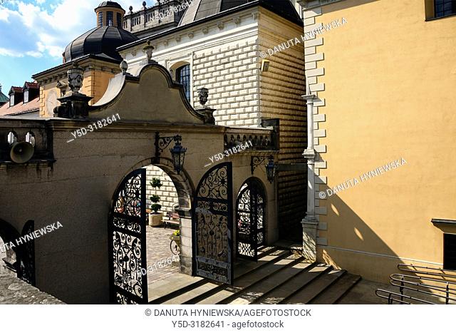 Gate to Wieczernik - upper room, Jasna Gora - most famous Polish pilgrimage site, sanctuary of Our Lady of Czestochowa - Queen of Poland and the Pauline...