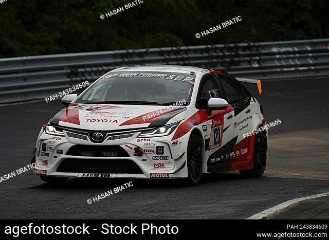 03.06.2021, Nurburgring, Nurburg, 24h race 2021, Nurburgring, 03.06. - 06.06.2021, in the picture No. 120: Toyota Corolla Altis Toyota Gazoo Racing Team...