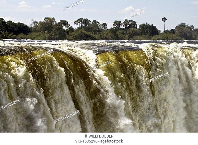 Victoria Falls after raini season, Zimbabwe. - ZIMBABWE, 29/05/2008