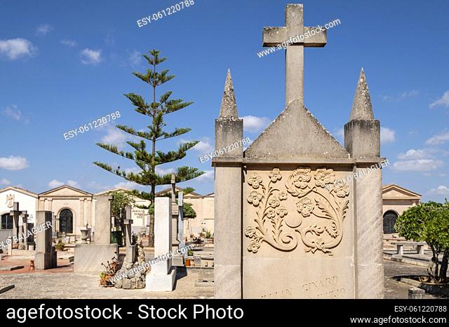 Campos cemetery, Mallorca, Balearic Islands, Spain