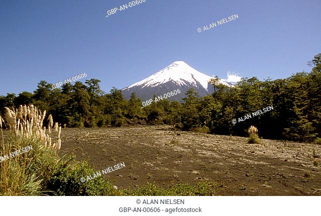 Volcano, Cordilheira dos Andes, Villarrica, Chile, 1995