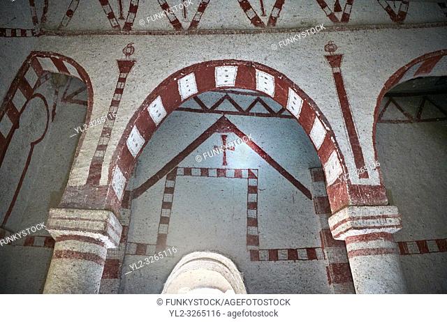 Pictures & images of Aynali Kilise (Church) cave church interior frescoes, iconoclastic period (725-842), near Goreme, Cappadocia, Nevsehir, Turkey