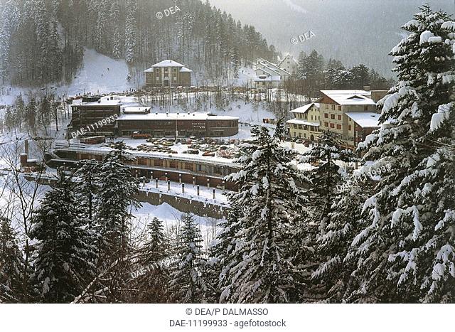 Italy - Tuscany Region - Abetone Mountains - Winter view
