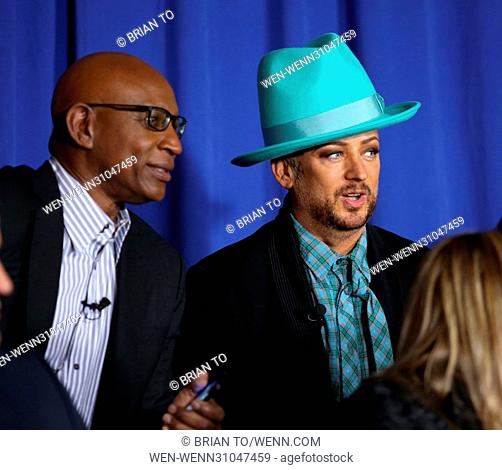 Celebrities attend a press junket for NBC's 'Celebrity Apprentice' at The Fairmont Miramar Hotel & Bungalows Featuring: Eric Dickerson