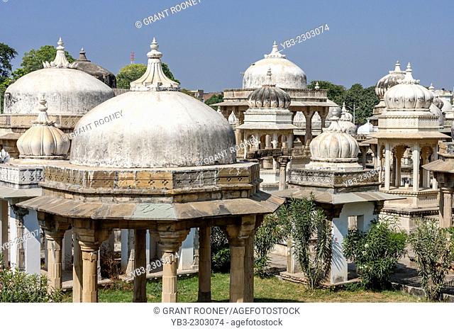 The Ahar Cenotaphs, Udaipur, Rajasthan, India