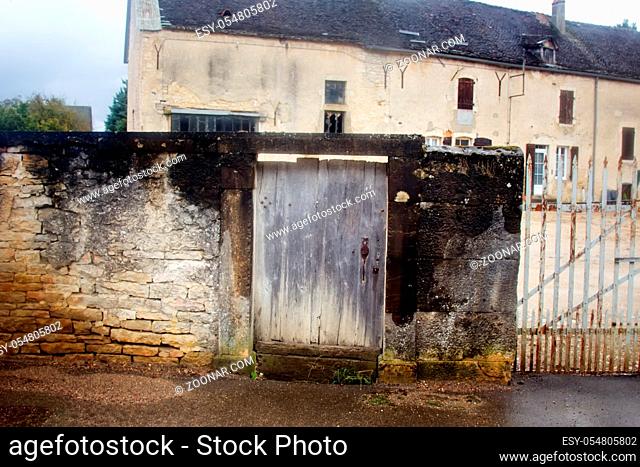 The old gate of the former city house, Dijon, France