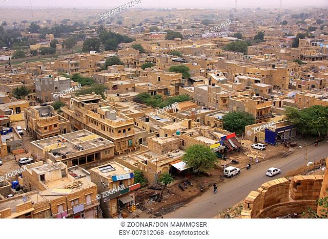 View of the town from Jaisalmer Fort, Rajasthan, I