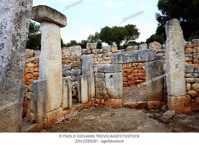 Torre d'en Galmés prehistoric site, Menorca, Balearic Islands, Spain