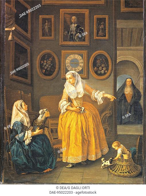 Antoine de Favray (1706-1798), The Visit.  La Valletta, National Museum Of Fine Arts