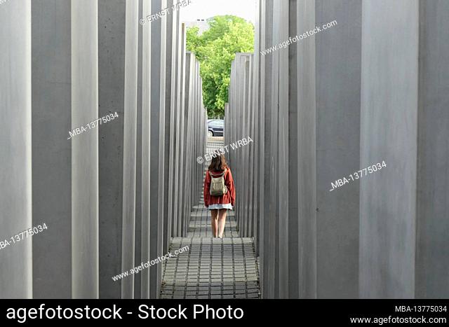 Holocaust Memorial, Memorial to the Murdered Jews, Berlin Mitte, Berlin, Germany