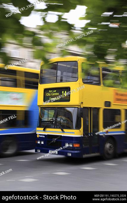 Ireland; County Dublin; Dublin; O'Connell Street; Bus