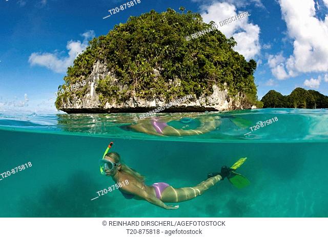 Snorkeling in Palau, Micronesia, Palau