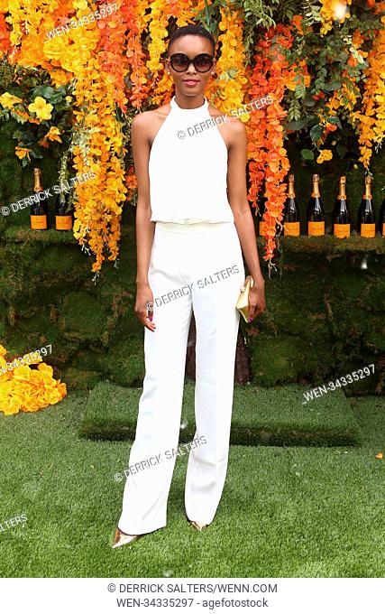 11th Annual Veuve Clicquot Polo Classic at Liberty State Park in Jersey City, New Jersey. Featuring: Flaviana Matata Where: Jersey City, New Jersey