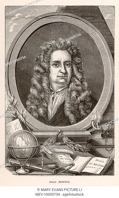 Sir Isaac Newton (1642-1727), English mathematician, physicist, astronomer, natural philosopher, alchemist, theologian and occultist