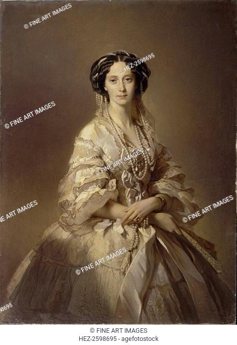 Portrait of Maria Alexandrovna (1824-1880), Empress of Russia. Found in the collection of the State Art Museum of the Dagestan Republic, Makhatchkala