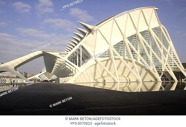 Science Museum at City of Arts and Sciences, Valencia, Spain