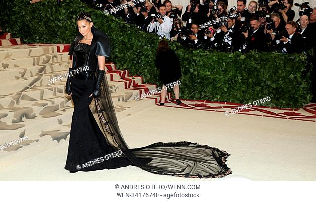 the Heavenly Bodies: Fashion & The Catholic Imagination Costume Institute Gala at Metropolitan Museum of Art on May 7, 2018 in New York City