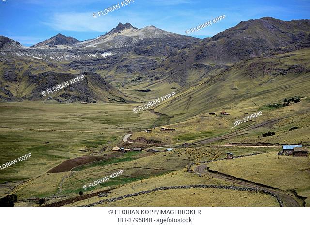 Valley in the High Andes, Quispillacta, Ayacucho, Peru