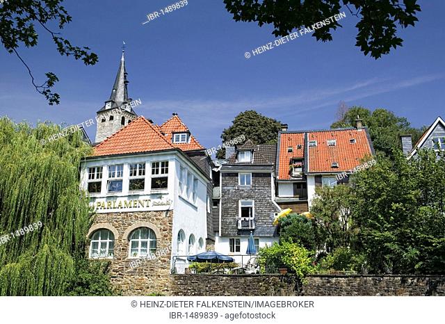 View of the town Essen-Kettwig, North Rhine-Westphalia, Germany, Europe
