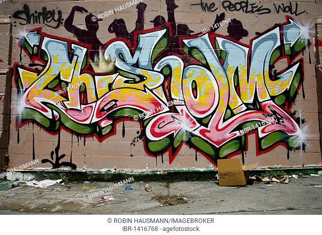Graffiti in Harlem, New York, USA