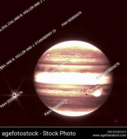 Fans of Jupiter will recognize some familiar features of our solar system€™s enormous planet in these images seen through Webb€™s infrared gaze