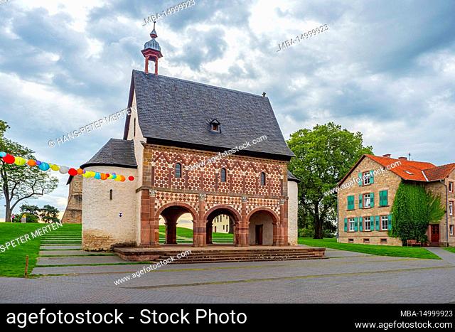 King's Hall, UNESCO World Heritage Lorsch Monastery, Lorsch, Bergstrasse, Odenwald, Hesse, Germany