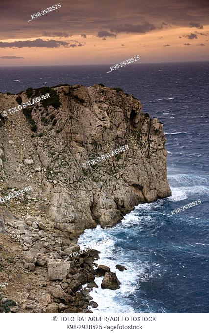 Cap Negret. Santa Agnès de Corona. Es Amunts. Ibiza. Balearic islands. Spain