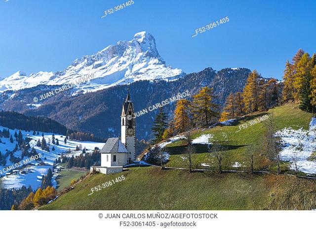 La Valle Wengen, Dolomites, Unesco World Heritage Site, Italy, Europe