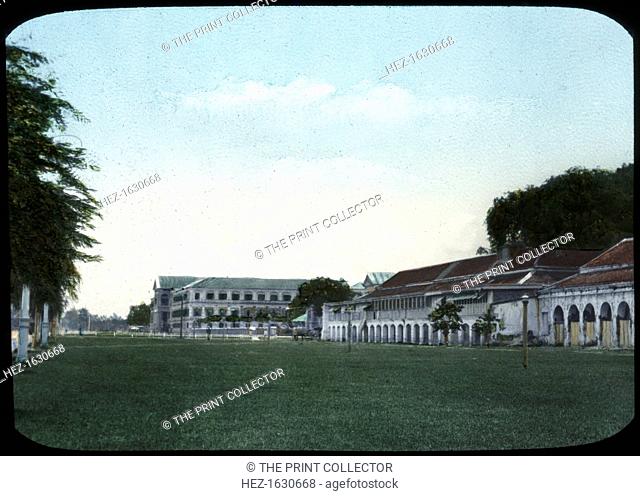 War department buildings and military college, Bangkok, Siam. Buildings in what is now Thailand