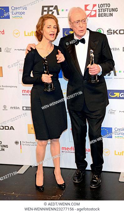 Aftershow party of the 28th European Film Awards at Sofitel Hotel Featuring: Charlotte Rampling, Michael Caine Where: Berlin