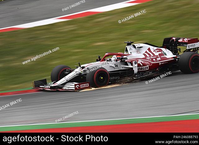 June 25th, 2021, Red Bull Ring, Spielberg, Formula 1 BWT Grosser Preis der Steiermark 2021, in the picture Kimi Raikkonen (FIN # 7), Alfa Romeo Racing ORLEN