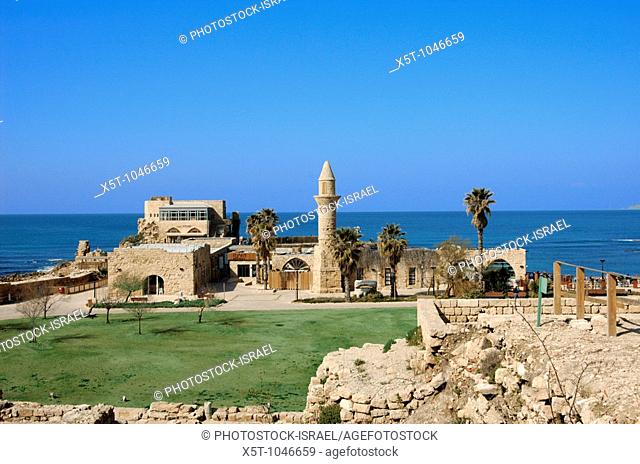 The mosque, erected by Moslems from Bosnia, Caesarea, a town built by Herod the Great about 25 - 13 BC, lies on the sea-coast of Israel about halfway between...