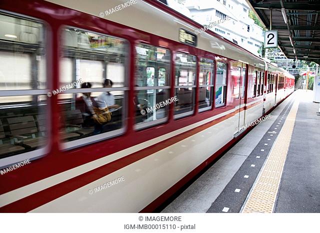 Underground, Tram, Arima Onsen, Kobe, Japan, Asia