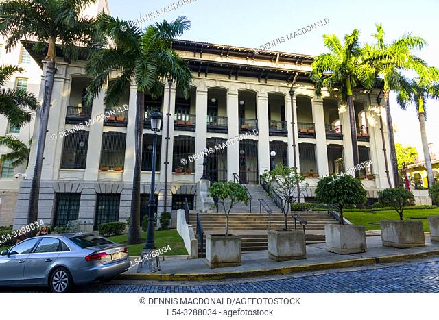 Post Office building at San Juan, Puerto Rico s capital and largest city, sits on the island's Atlantic coast. Its widest beach fronts the Isla Verde resort...