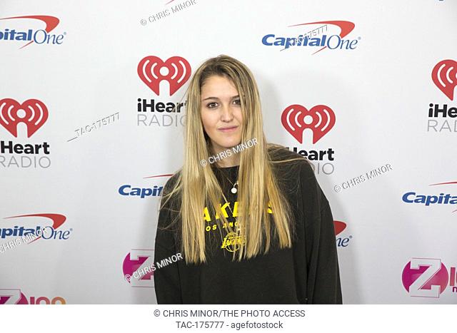 Chelsea Cutler arrives at iHeartRadio's Z100 Jingle Ball 2019 at Madison Square Garden on December 13, 2019 in New York City, New York