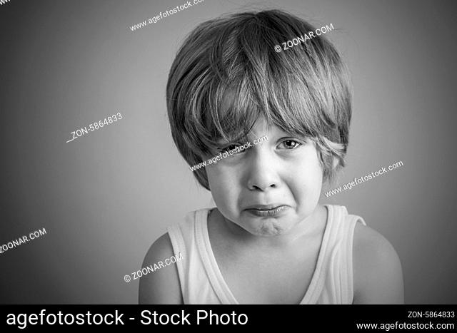 portrait beauty sad Young Boy