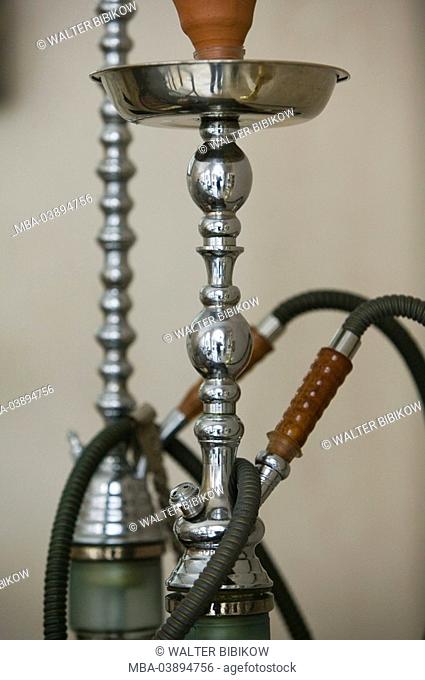 Water-whistles, detail, Morocco, Fes, business, sale, regional-typically, smoke-appliance, Nargileh, Shisha, symbol, Rauculture, relaxation, recuperation