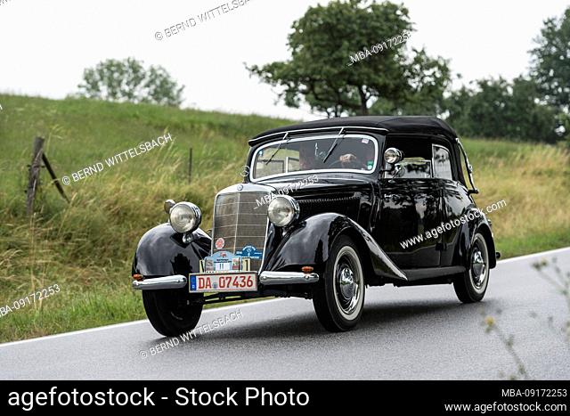 Bad König, Hesse, Germany, Mercedes 170 V Convertible B, internally W136 built in 1936, 29 KW at the Klassikerfestival