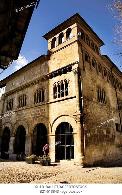 Romanesque Palace of the Kings of Navarra, Estella. Navarra, Spain
