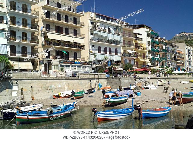 Harbour Giardini Naxos near Taormina Sicily Date: 28 05 2008 Ref: ZB693-114320-0207 COMPULSORY CREDIT: World Pictures/Photoshot