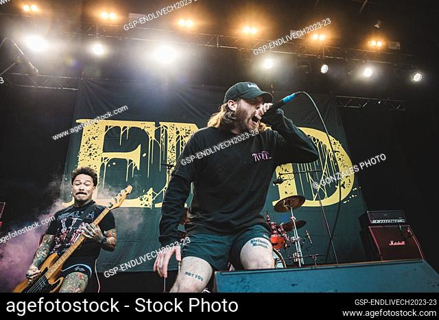 Copenhagen, Denmark. 16th, June 2023. The American hardcore punk band End performs a live concert during the Danish heavy metal festival Copenhell 2023 in...