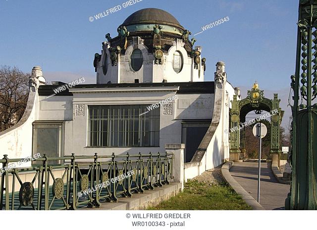 The Court Pavilion of city railway in Hietzing